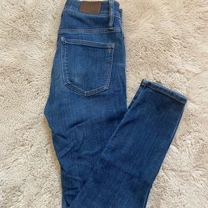 Madewell 10 inch high rise skinny, size 27